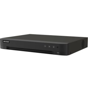   Hikvision iDS-7216HQHI-M1/XT/4A+4/1ALM 16 csatornás AcuSense THD DVR, 5MP lite@12fps, 1080p lite@20fps, 720p@20fps, +8× 6MP IP, koax audio