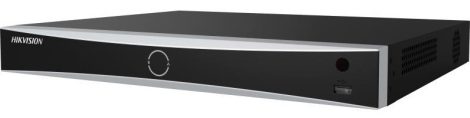 Hikvision iDS-7608NXI-M2/8P/X 8 csatornás DeepinMind PoE NVR, 128/256 Mbps be-/kimeneti sávszélességgel, riasztás I/O